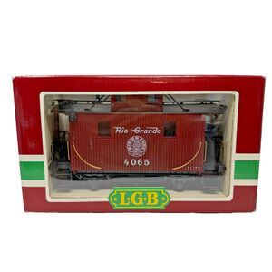 LGB Rio Grande Caboose 4065 Scale Train Car Made in Germany New in Box